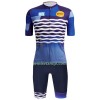 Fietskleding (Fietsshirt + Korte Koersbroek) Santini 2023 Paris-Nice - Blauw
